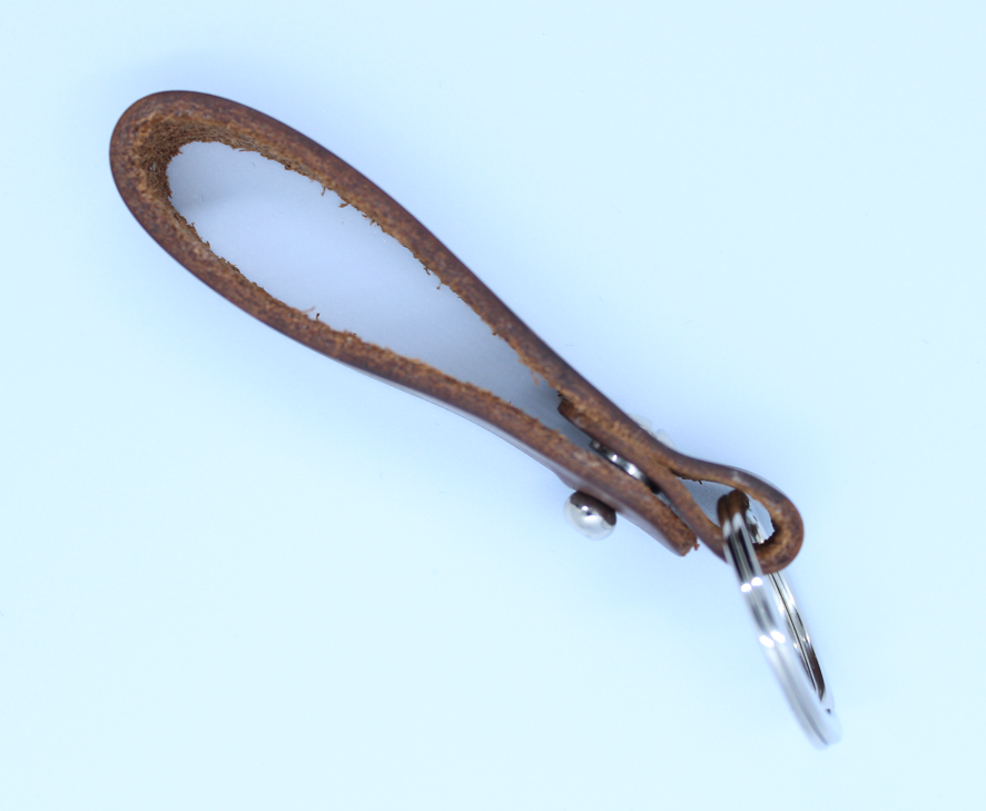 Leather Loop Keyring